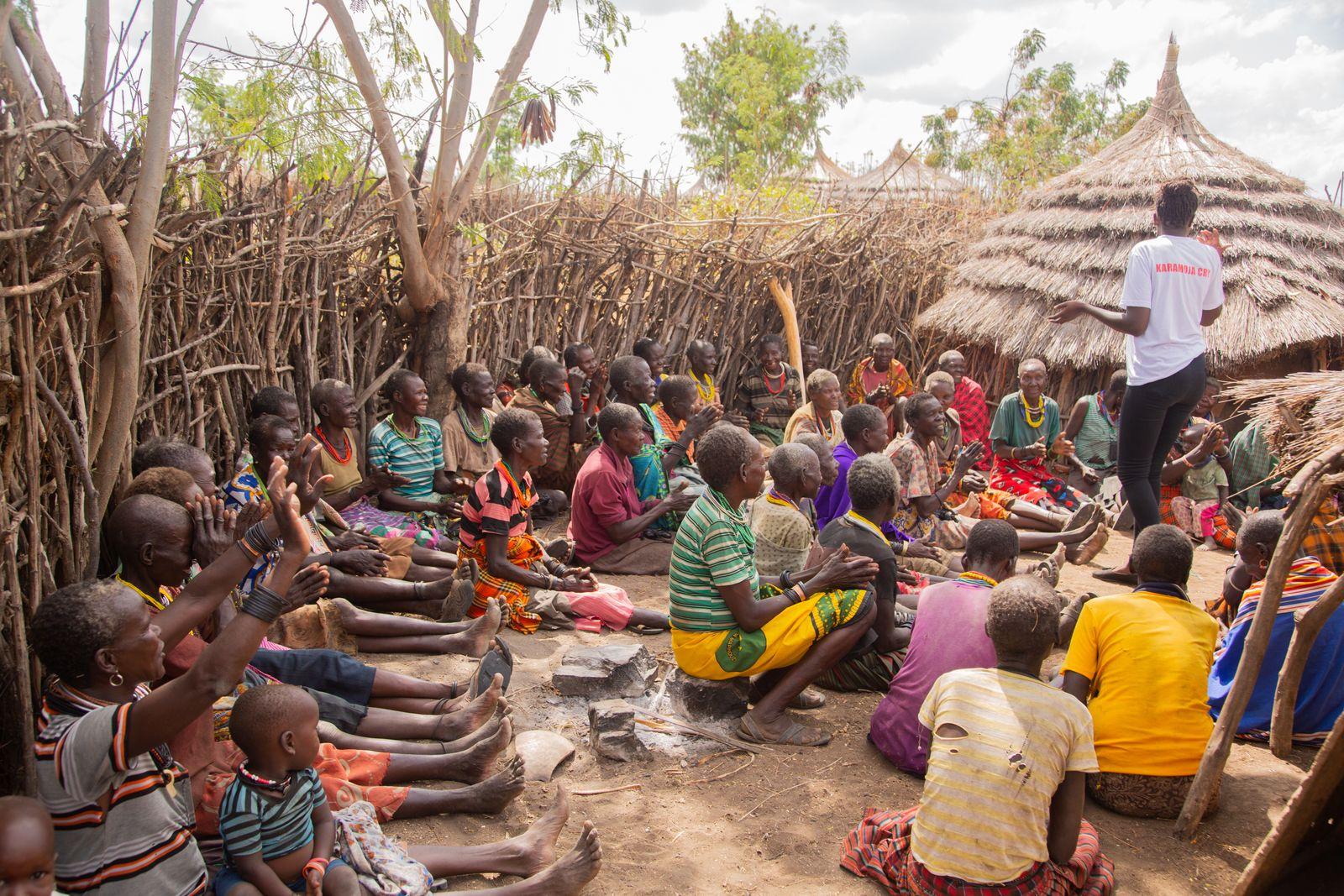 Community gathering and training session